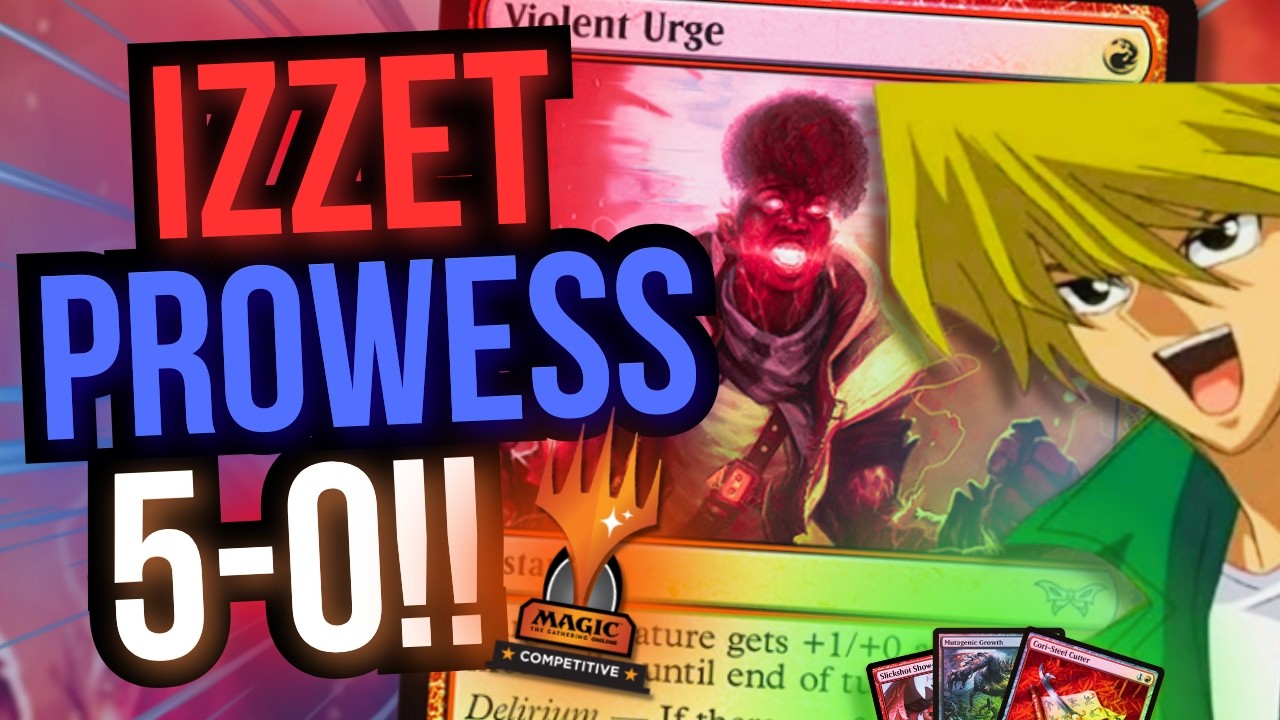 IZZET PROWESS TROPHY 5-0 LEAGUE!!🥳🏆 | MTG Gameplay & Sideboard Guide | MTGO Modern League