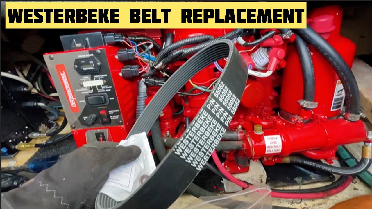 Westerbeke Belt Replacement on Regal XO