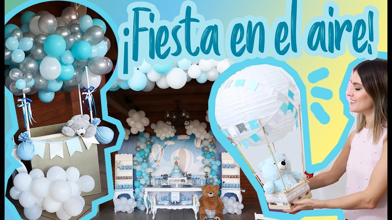 DECORACION EN LAS NUBES - FÁCIL Y DIVERTIDA DE GLOBOS AEROSTÁTICOS -SUSIDEAS 💡