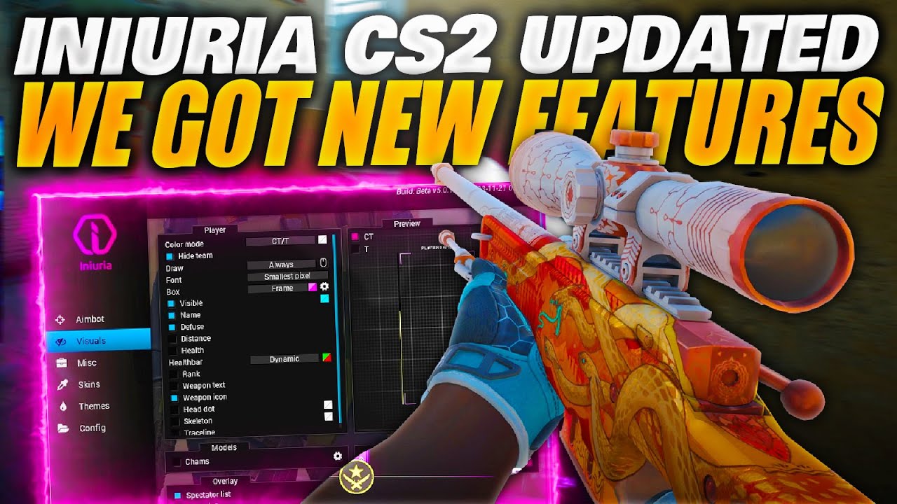 The BEST CS2 INTERNAL CHEAT Got NEW FEATURES + Custom HITSOUND Tutorial