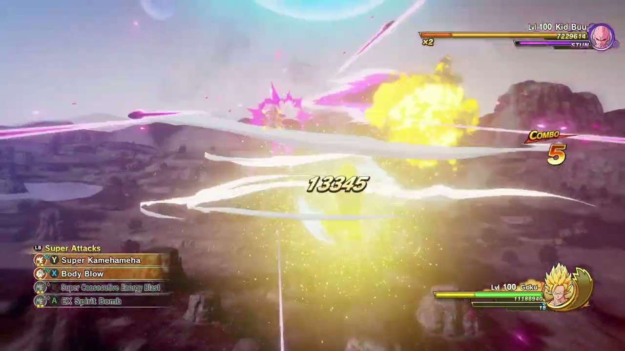 DragonBall Z Kakarot Goku Vs Kid Buu Gameplay