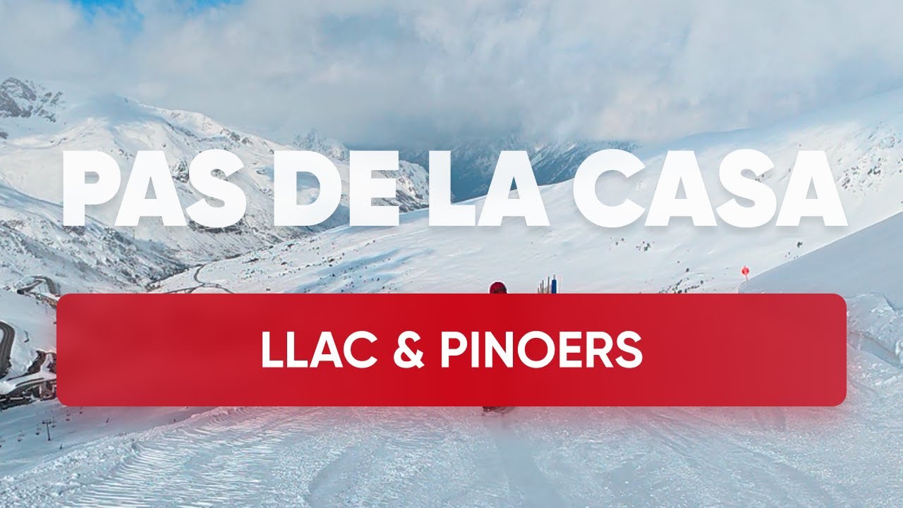 Llac (Red) and Pinoers (Blue) - Pas de la Casa Ski Resort, Grandvalira, Andorra