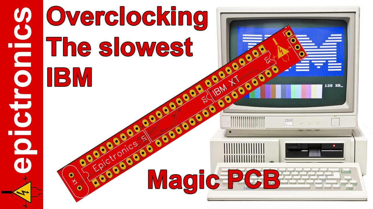IBM PCjr repair & Overclocking + testing faster RAM chips