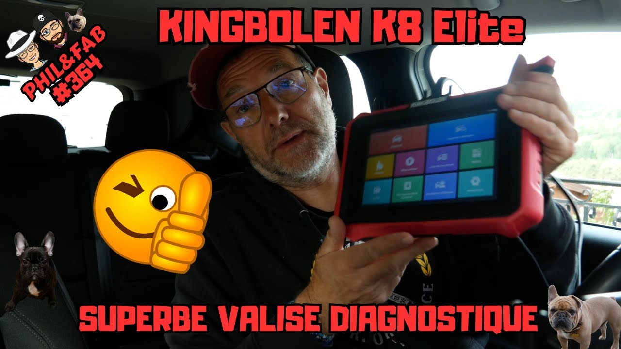 KINGBOLEN K8 Elite valise diagnostique au top !!!