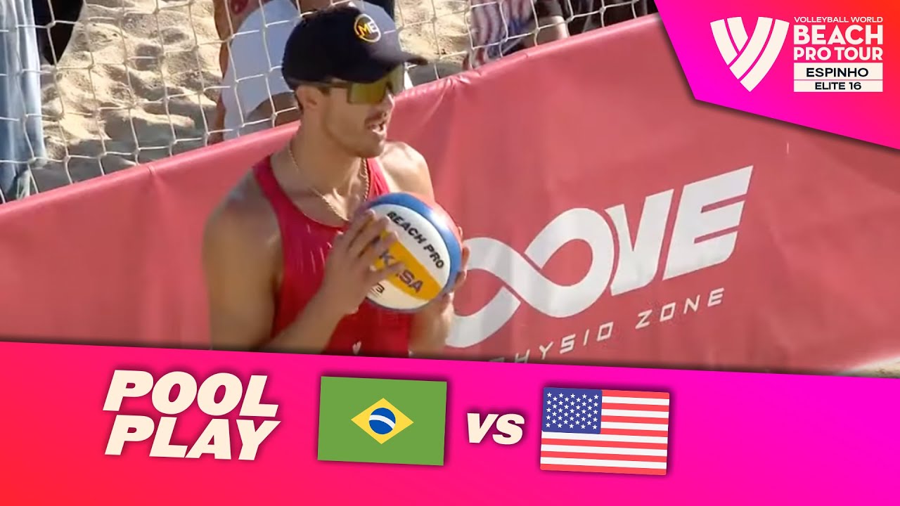 George/Andre vs. Evans/Budinger - Pool Play Highlights | Espinho 2024 #BeachProTour