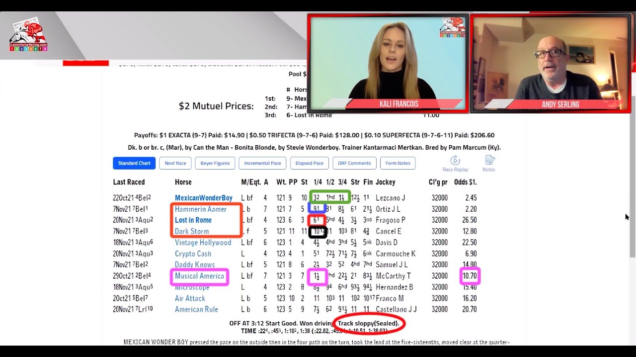ANDY SERLING Horse Racing Handicapping Tutorial!