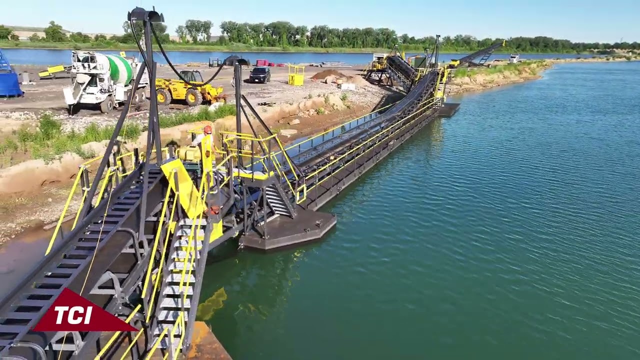TCI 300' Custom Floating Conveyor