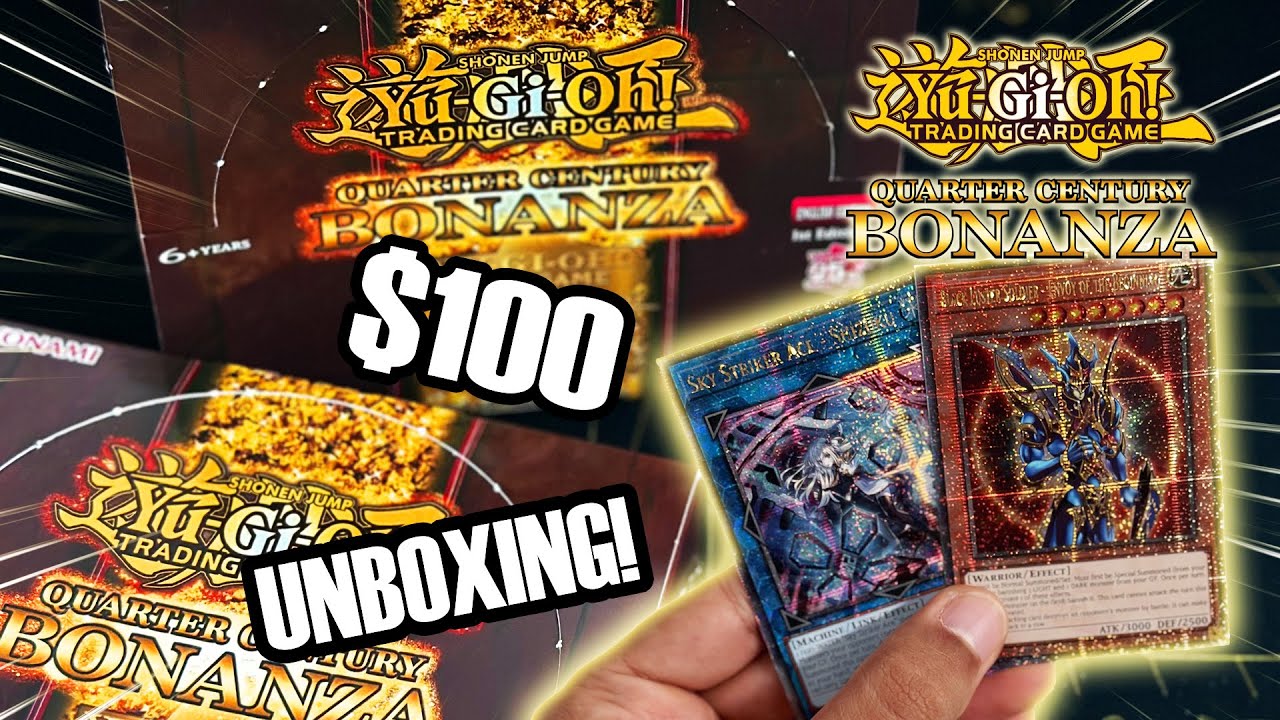 Yu-Gi-Oh! Esta Caja de QUARTER CENTURY BONANZA se pago sola y mas