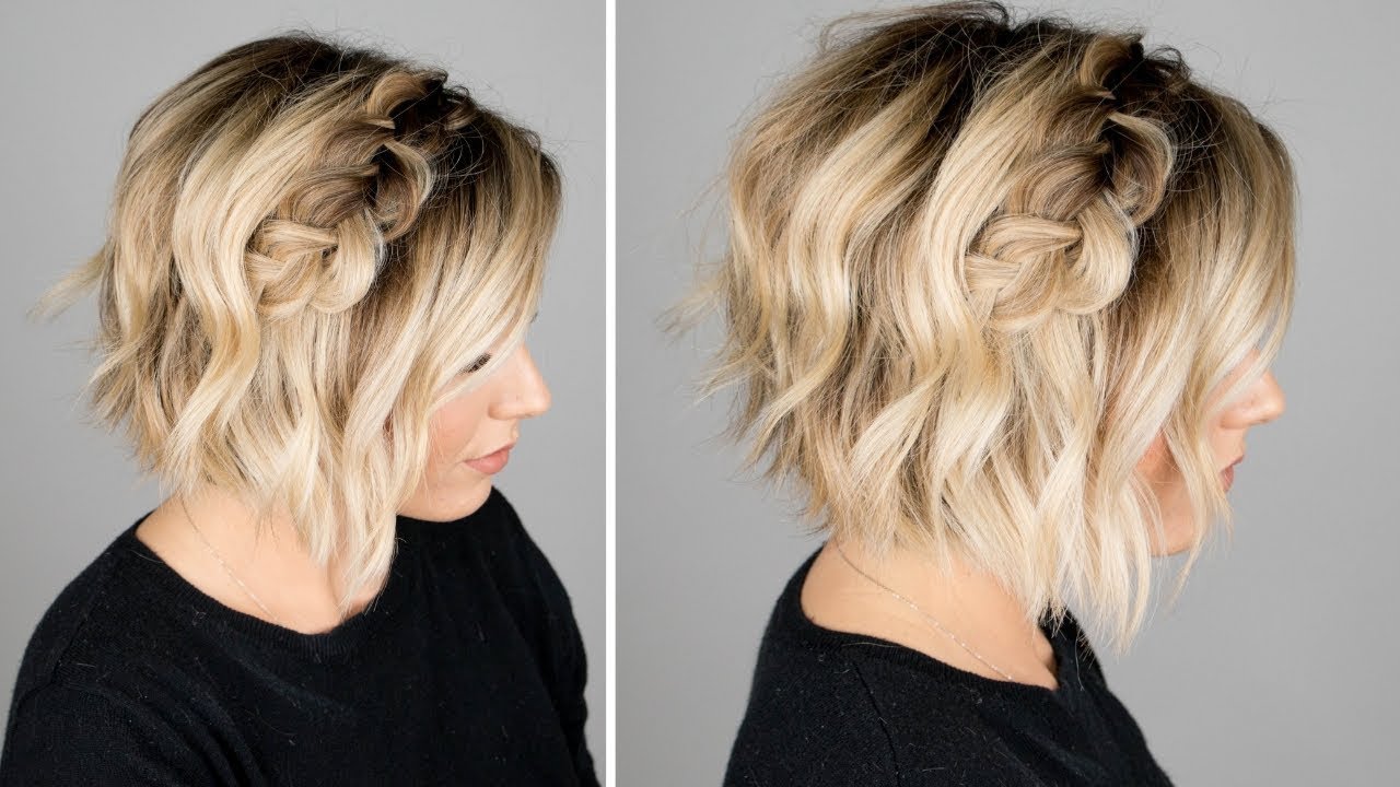DUTCH BRAID HAIR TUTORIAL || short hair
