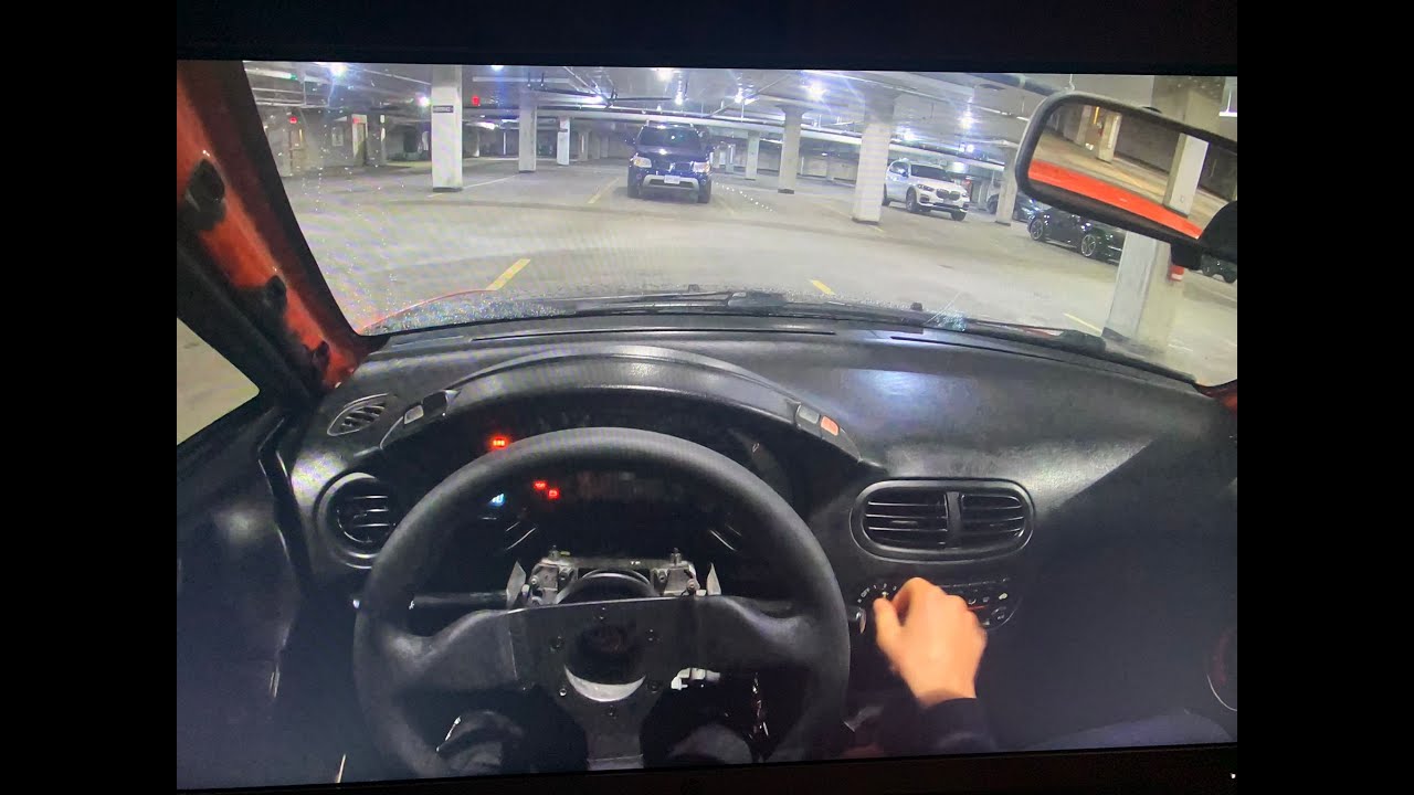 POV In cabin Honda Del Sol w/1320 UEL Headers- Cruising and AGGRESSIVE Pulls