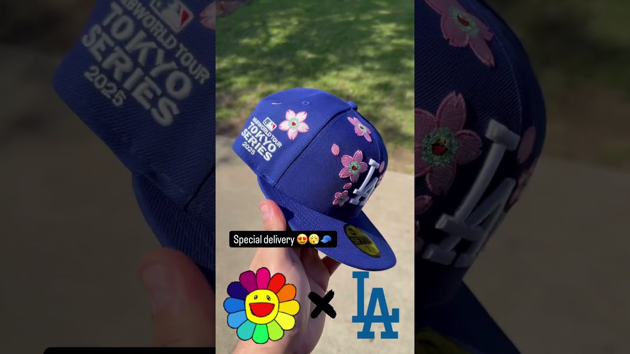 takashi murakami X dodgers fitted hat #fyp #shorts #short #foryou #dodgers #takashimurakami #hat