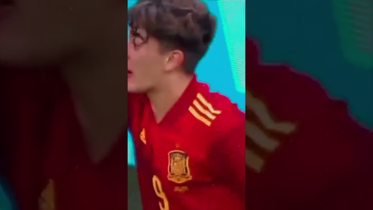 Pablo Gavi debut for Spain at 17 years old!!!