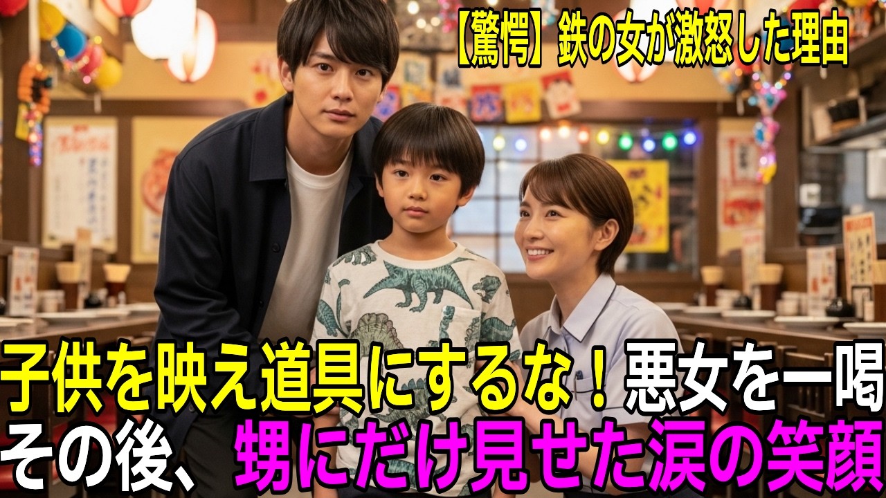 インスタ映えのため甥を道具扱いした彼女。冷徹な女店長が見せた怒りと、その後の優しさに涙が…【感動する話】【朗読】