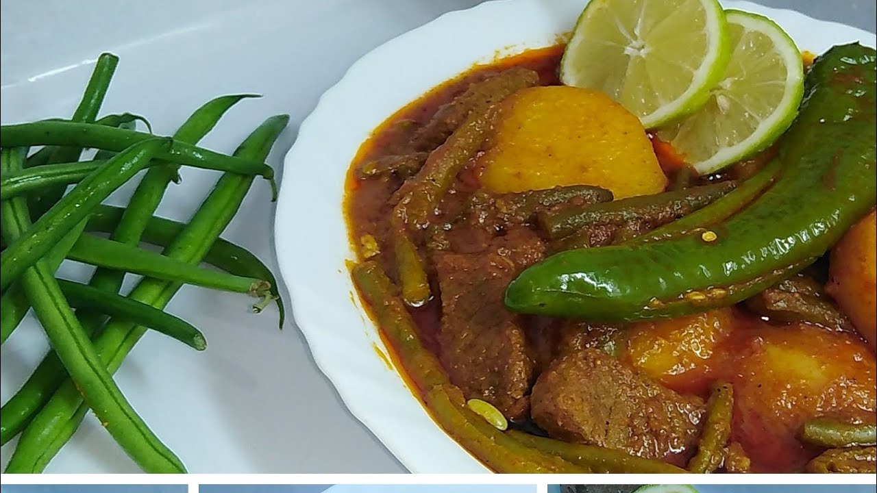 مرقة لوبيا خضراء بانجح واسهل طريقة Haricots vert/لوبيا خضراء