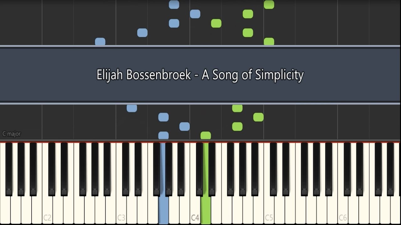 Elijah Bossenbroek - A Song of Simplicity (Synthesia Cover)