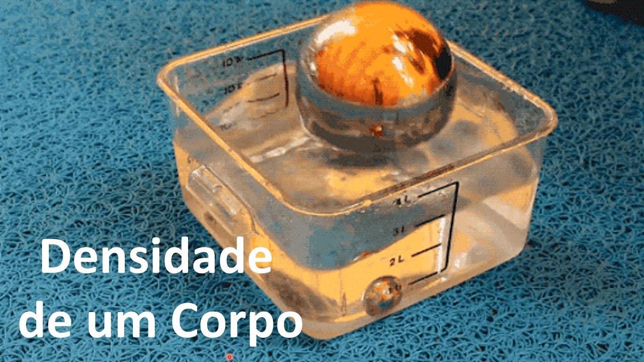 DENSIDADE DE UM CORPO