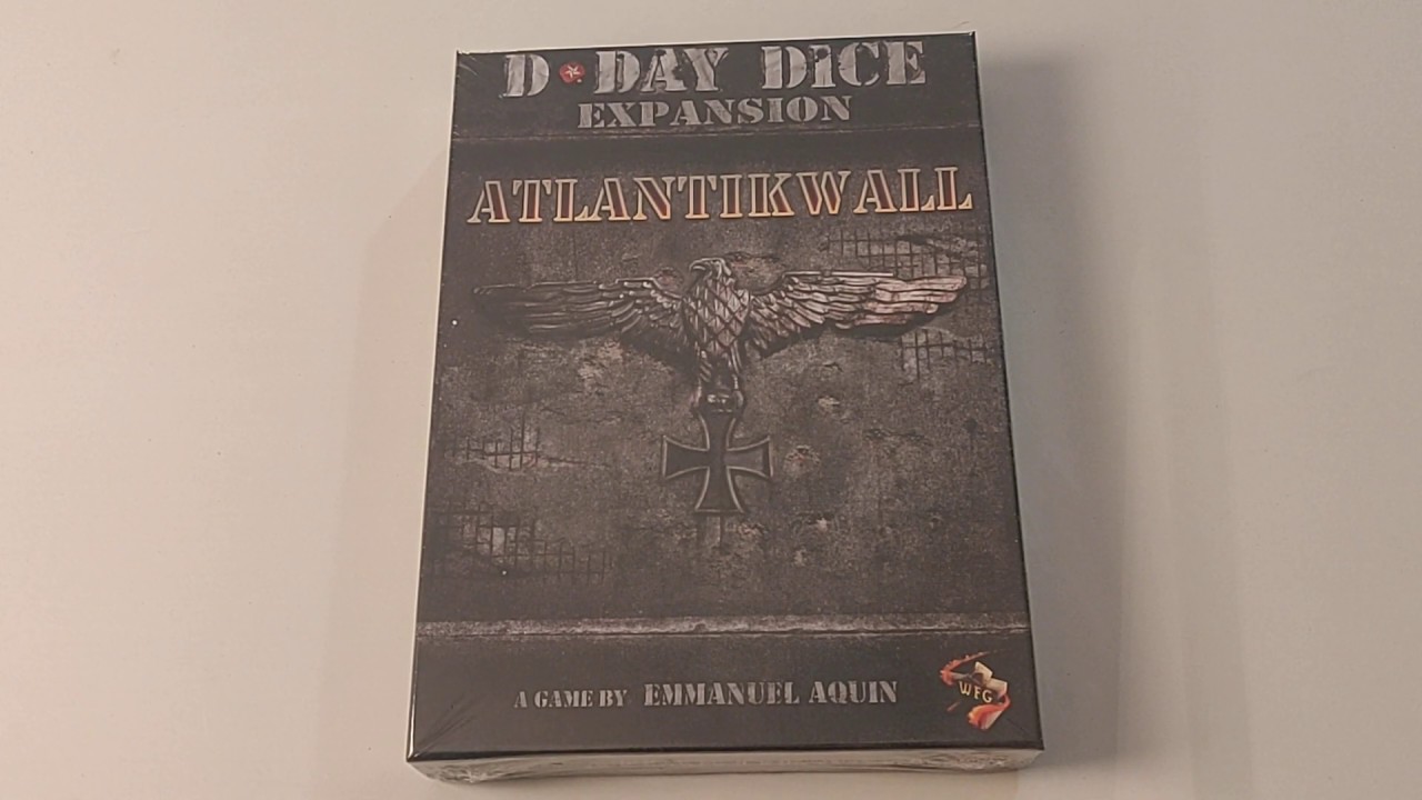 D-Day Dice (Second edition) Atlantikwall - Unboxing