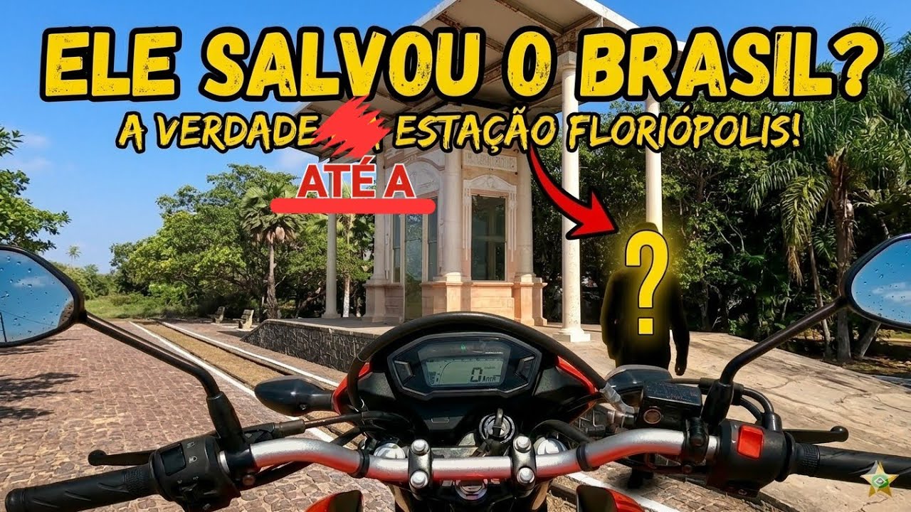 MOTOVLOG EM PARNAÍBA com o Menino que Salvou o Brasil! (Destino: Estação de Floriópolis)🇧🇷