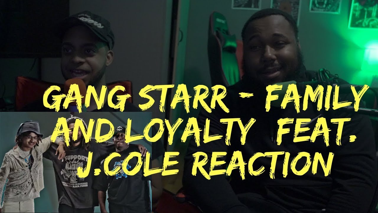 Gang Starr - Family and Loyalty (feat. J.Cole) [Official Video] REACTION