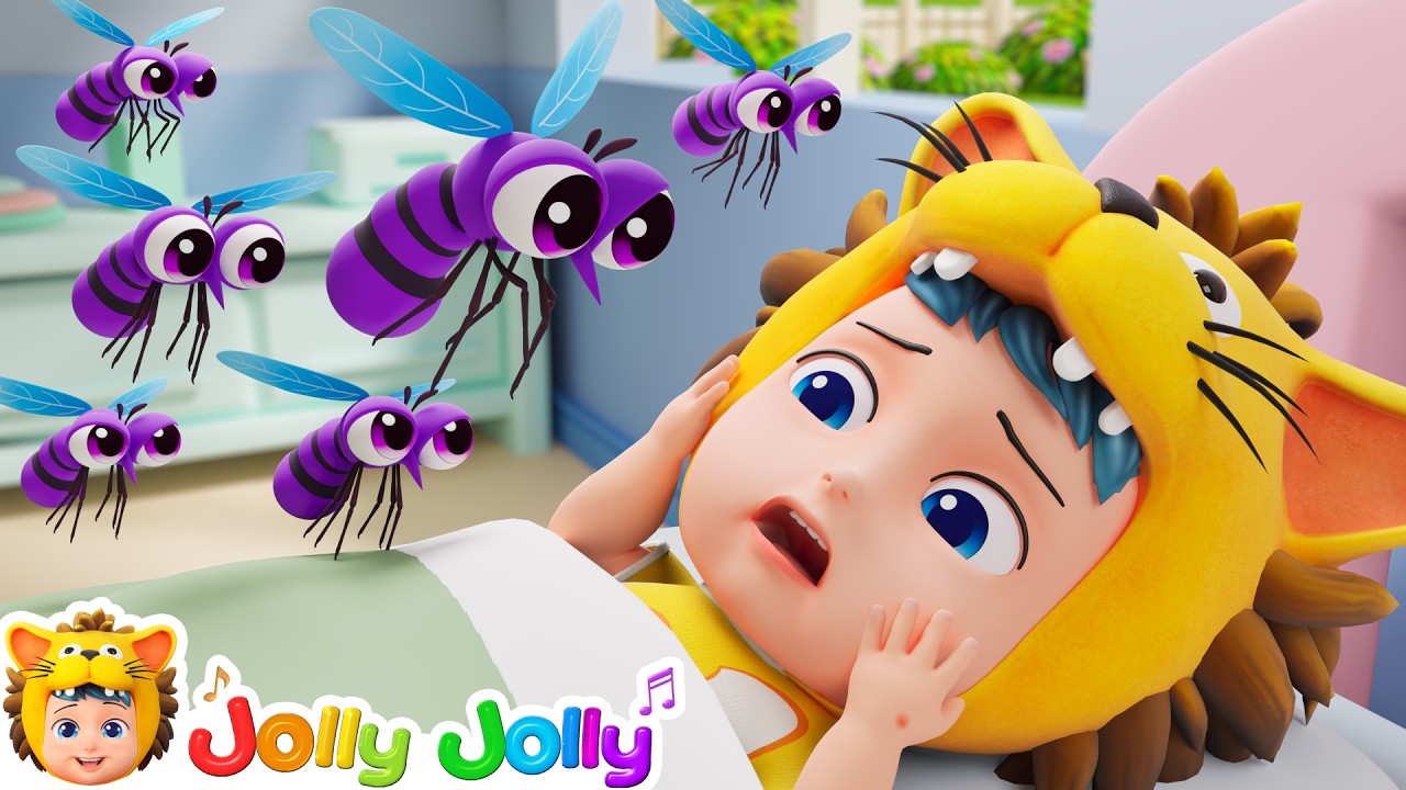 No No Mosquito Song | Little Mosquito | Boo Boo Song for Kids | Jolly Jolly - Kids Songs