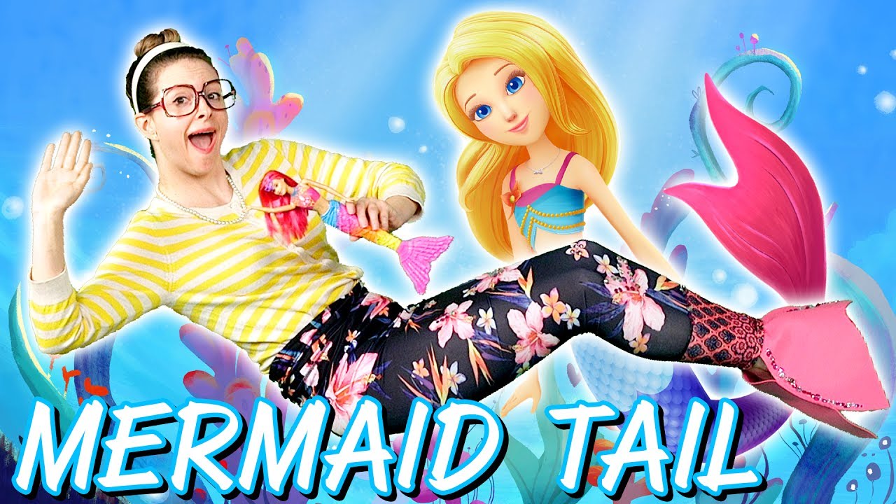 Barbie Mermaid Tail DIY - Barbie Dreamtopia | Arts & Crafts with Crafty Carol