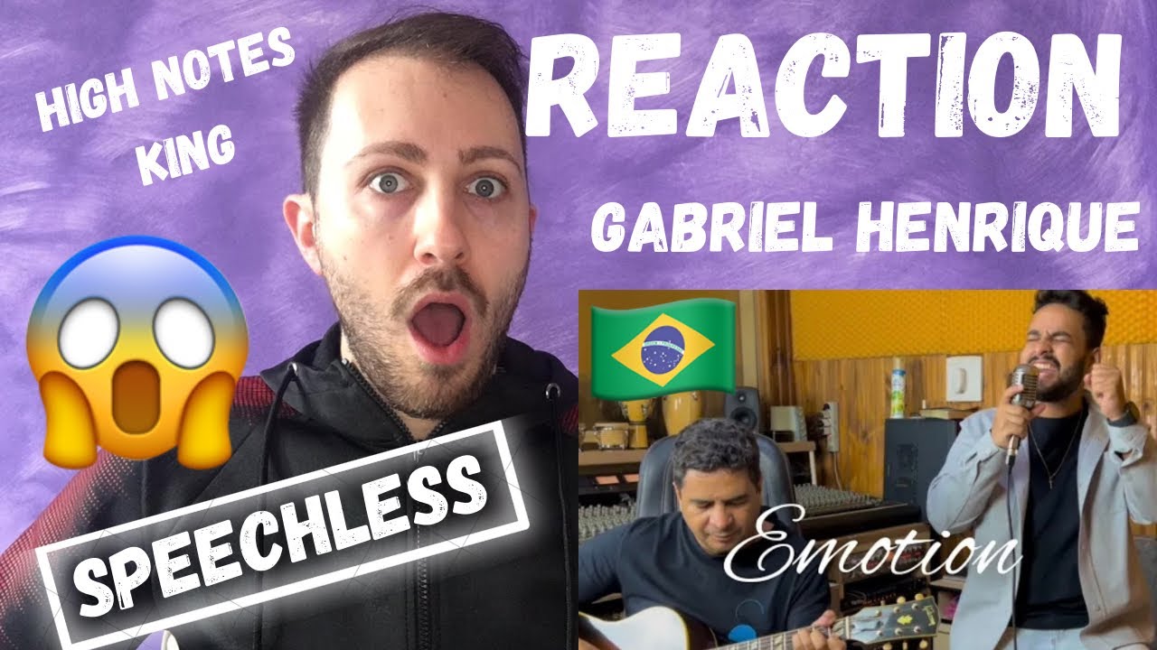 ITALIAN REACTS to Gabriel Henrique - Emotions (Destiny’s Child Cover) / Ludo&Cri