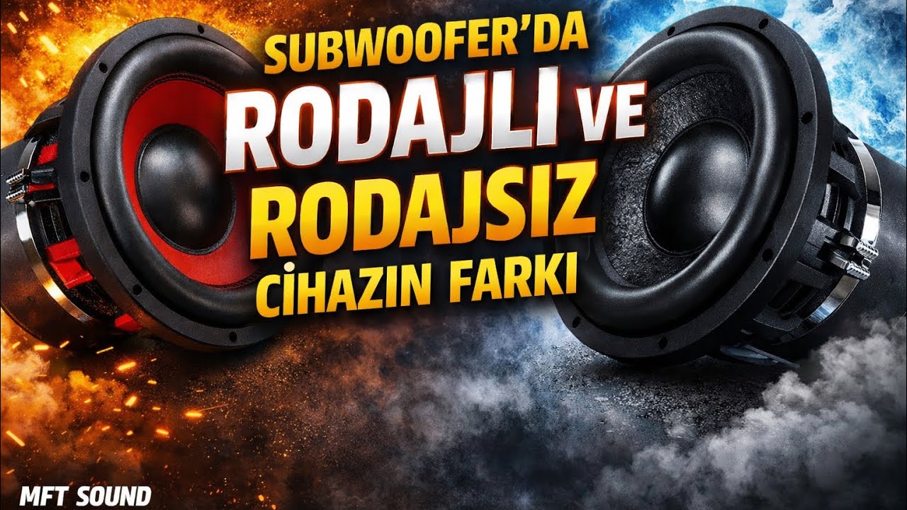 RODAJLI VE RODAJSIZ SUBWOOFER ARASINDAKİ FARK…￼? #subwoofer #rodaj #caraudiosystem 