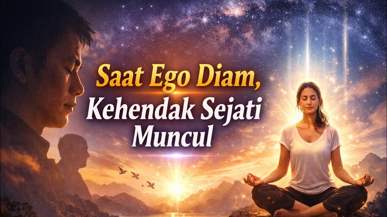 Saat Ego Diam, Kehendak Sejati Muncul 🌌 Rahasia Hidup Selaras dengan Alam Semesta #ruangkesadaran