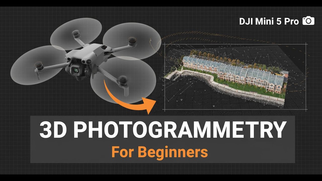 DJI Mini 5 Pro | 3D Photogrammetry Tutorial For Beginners (Step-by-Step Guide)