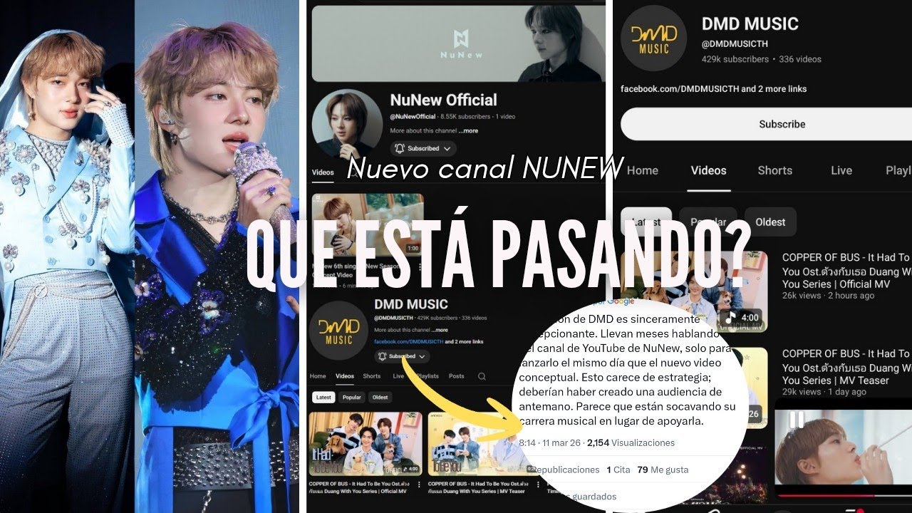 Controversia y revuelo NUEVO CANAL DE YOUTUBE Nunew l Actualizaciones ZeeNunew 
