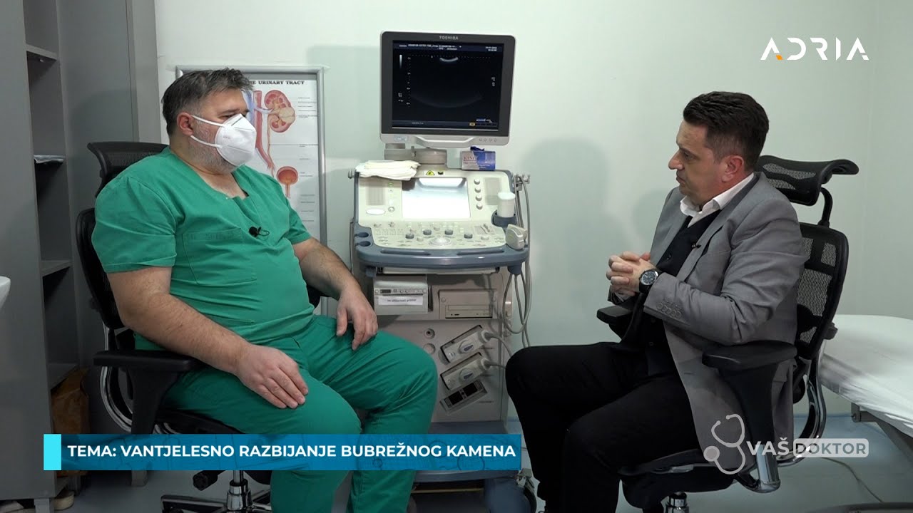 O vantjelesnom razbijanju bubrežnog kamena u emisiji VAŠ DOKTOR sa Vlatkom Stijepovićem 30.01.2022.
