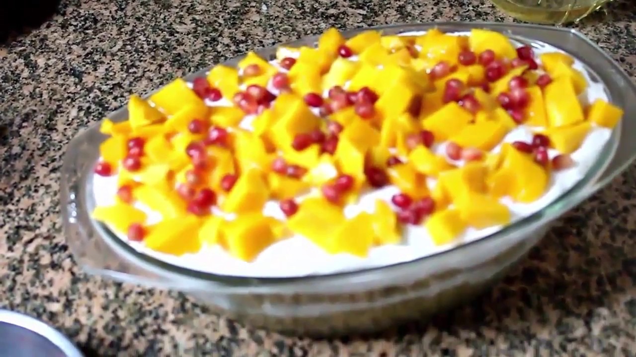 طريقة عمل الكنافه بالمانجو