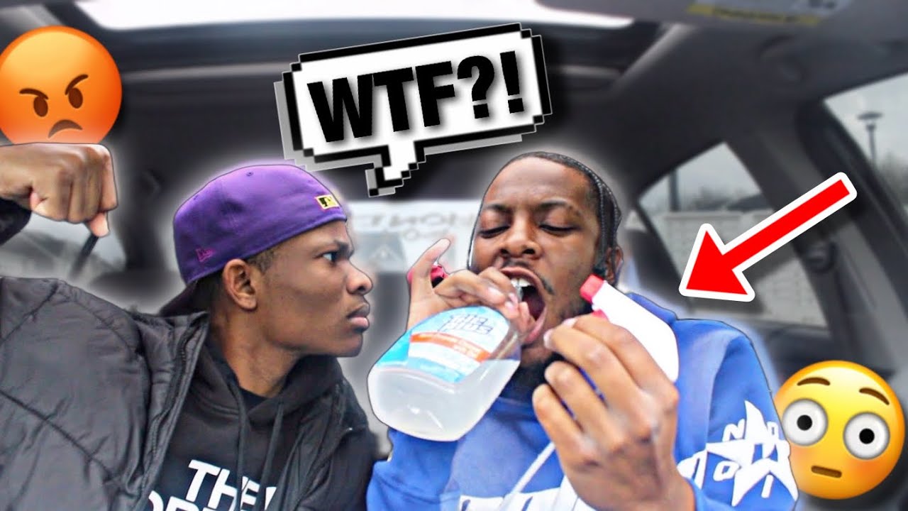 DRINKING WINDEX PRANK!