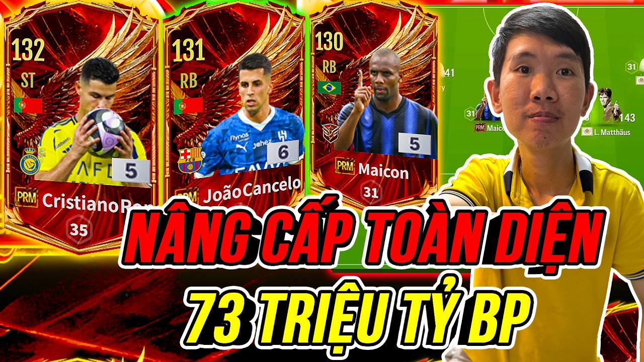 TH&Agrave;NH HO&Agrave; N&acirc;ng Cấp To&agrave;n Diện Si&ecirc;u Đội H&igrave;nh Prime l&ecirc;n 73 Triệu tỷ BP Qu&aacute; Khủng | FC Online
