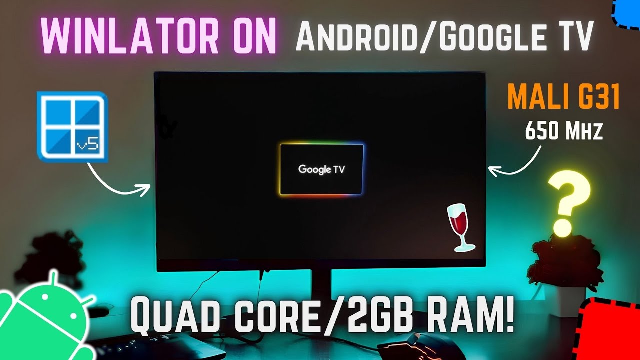 Эмулятор WINLATOR PC x86-64 на Android Smart TV!