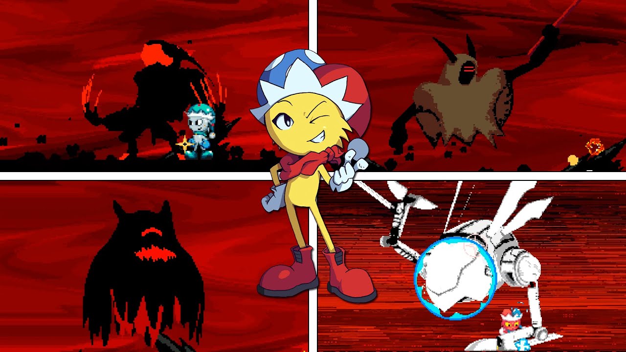 Spark the Electric Jester: Spark Challenge - Hard Mode | [All Bosses - No Damage]