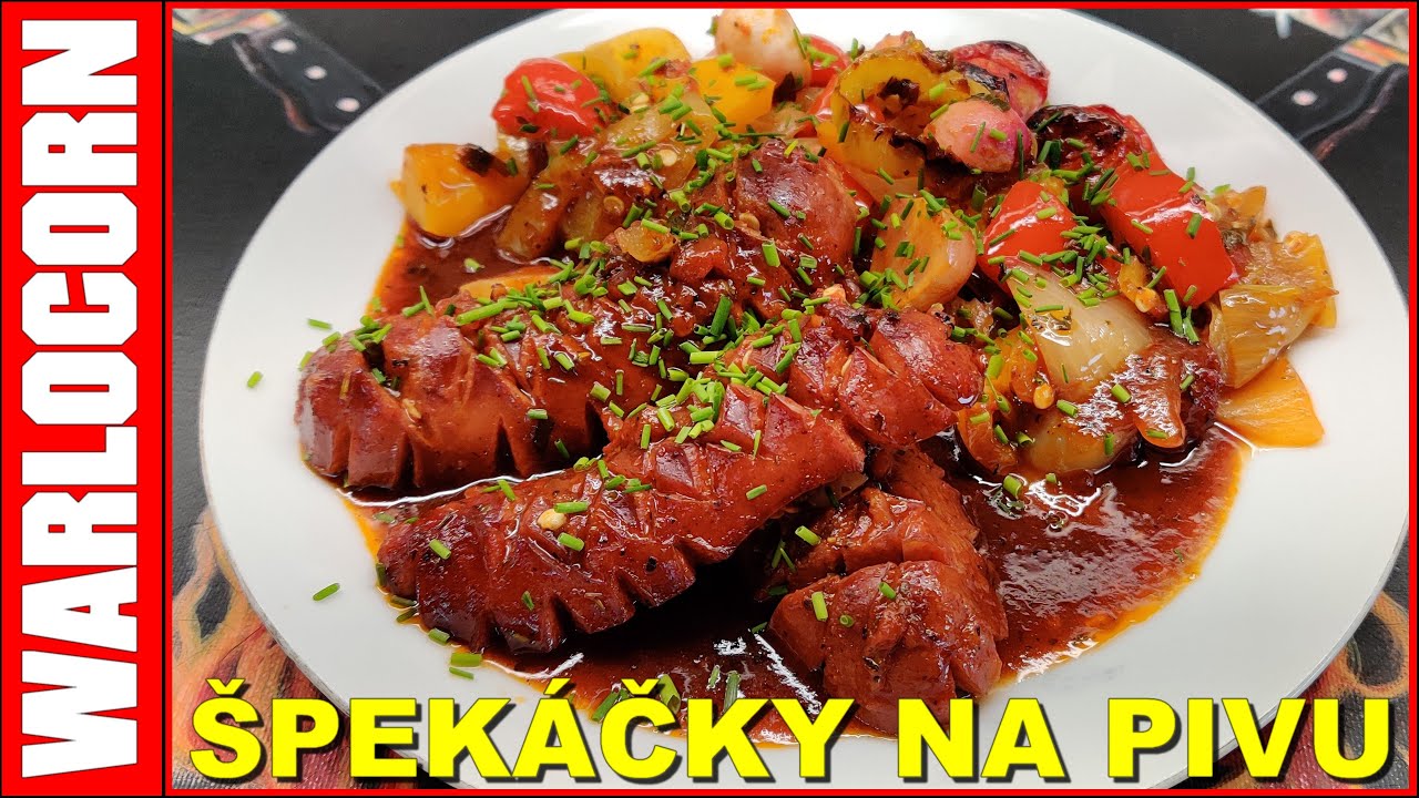 Špekáčky na černém pivu