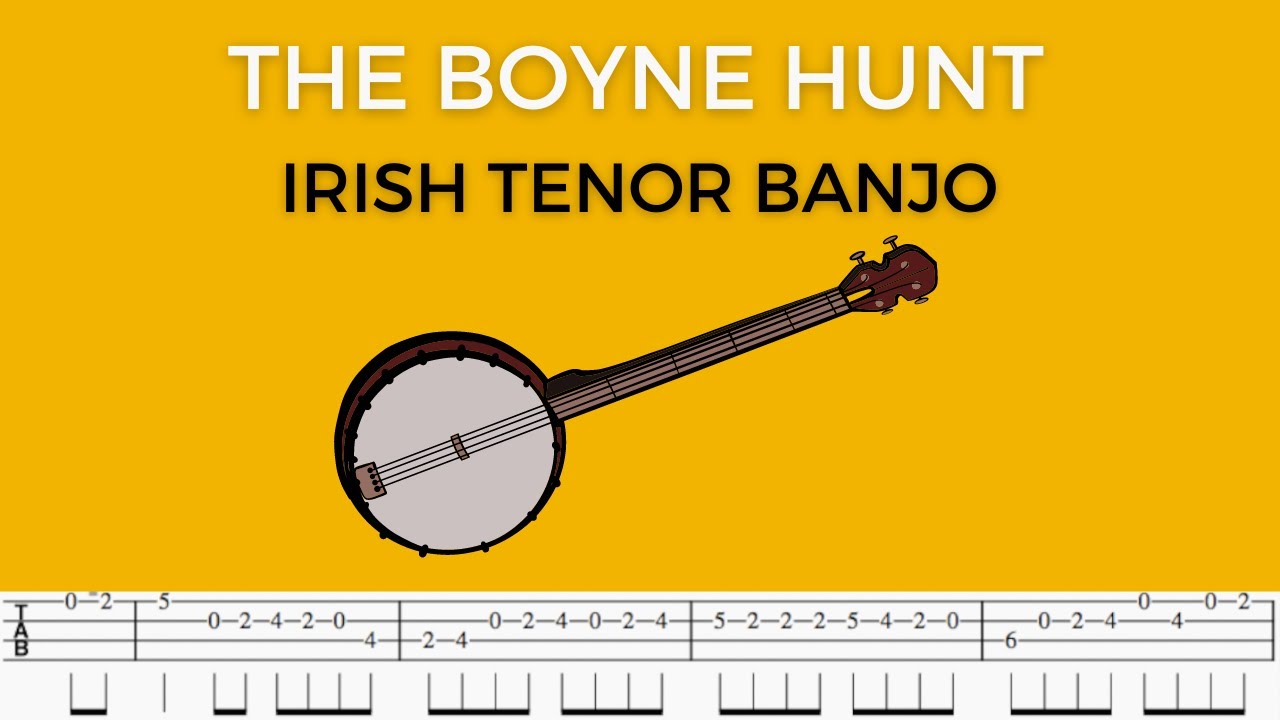 How to play The Boyne Hunt | Irish Tenor Banjo (With Tabs)