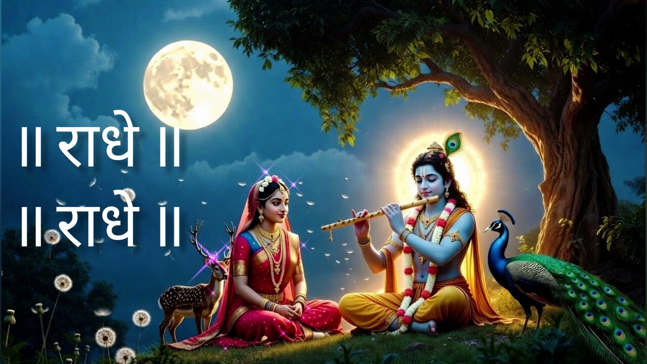 Radhe Radhe. | A Journey of Divine Love | Soulful Bhakti Song#radhakrishna #radheradhe 
