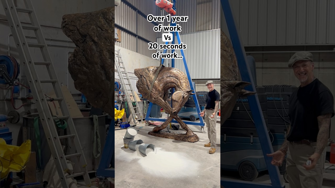 Which do you prefer&hellip;?😅 #art #artist #modernart #sculpture #sculptor #bronzesculpture