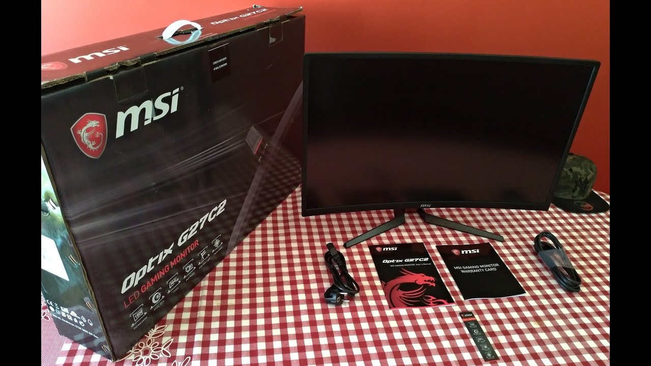 Optix G27c2 by msi (Unboxing)