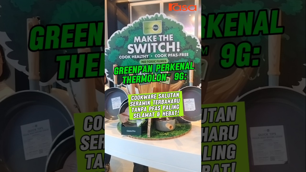GreenPan Perkenal Thermolon&trade; 9G.Cookware Salutan Seramik Terbaharu Tanpa PFAS Paling Selamat & Hebat