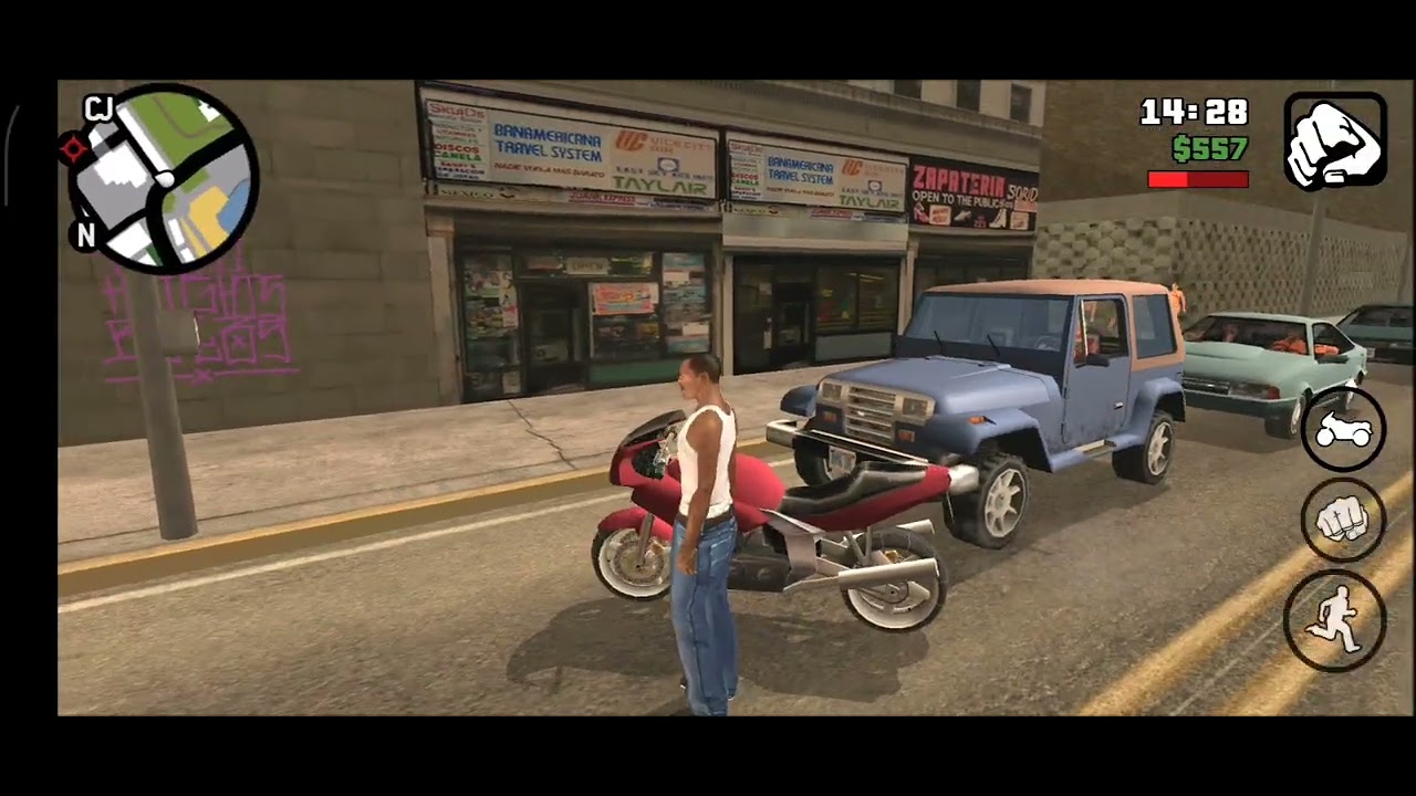 GTA San Andreas/red bike 