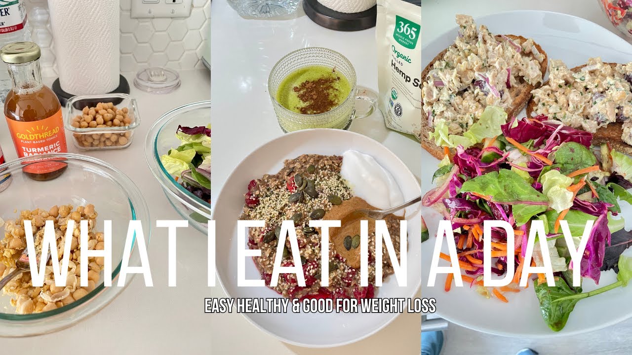 What I eat in a day to feel my best & lose weight | Easy + Healthy Recipes