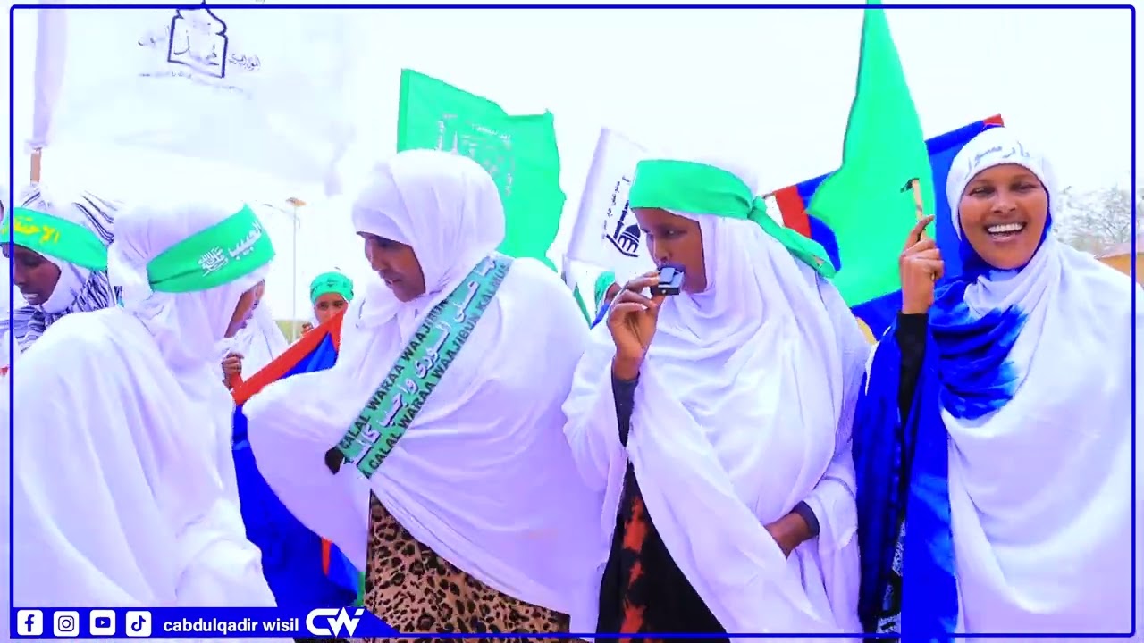Magaalada Gawaan waxaa lagu qabtay banaanbax ay soo abaabuleen haweenka magaalada, 