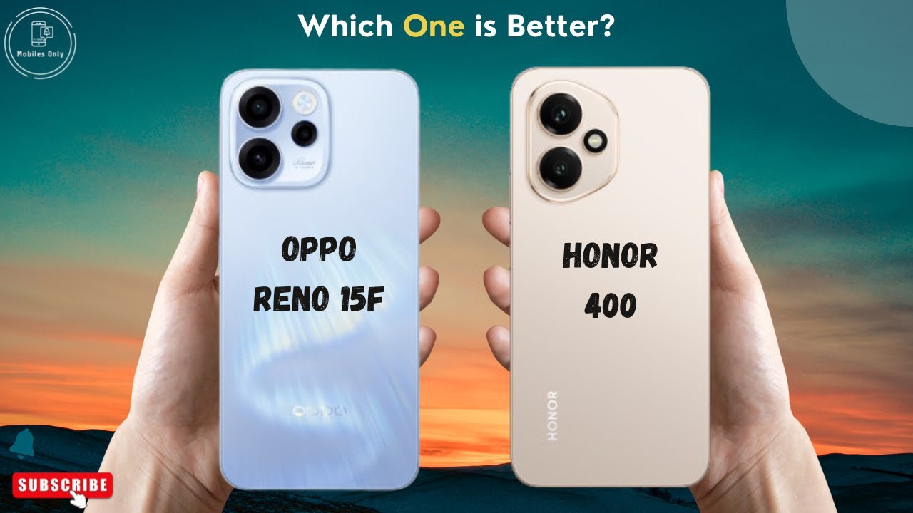 OPPO Reno 15F vs Honor 400