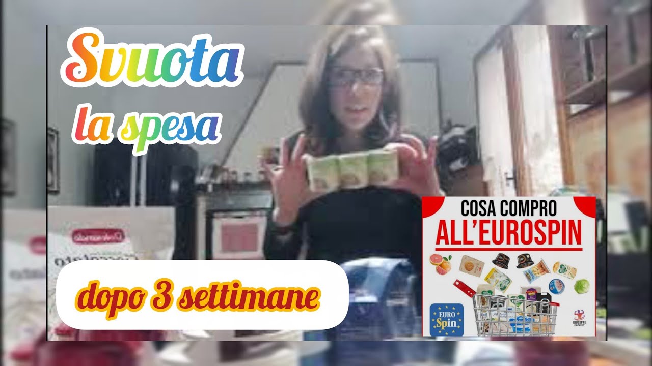 Svuota la spesa dopo 3 settimane 
