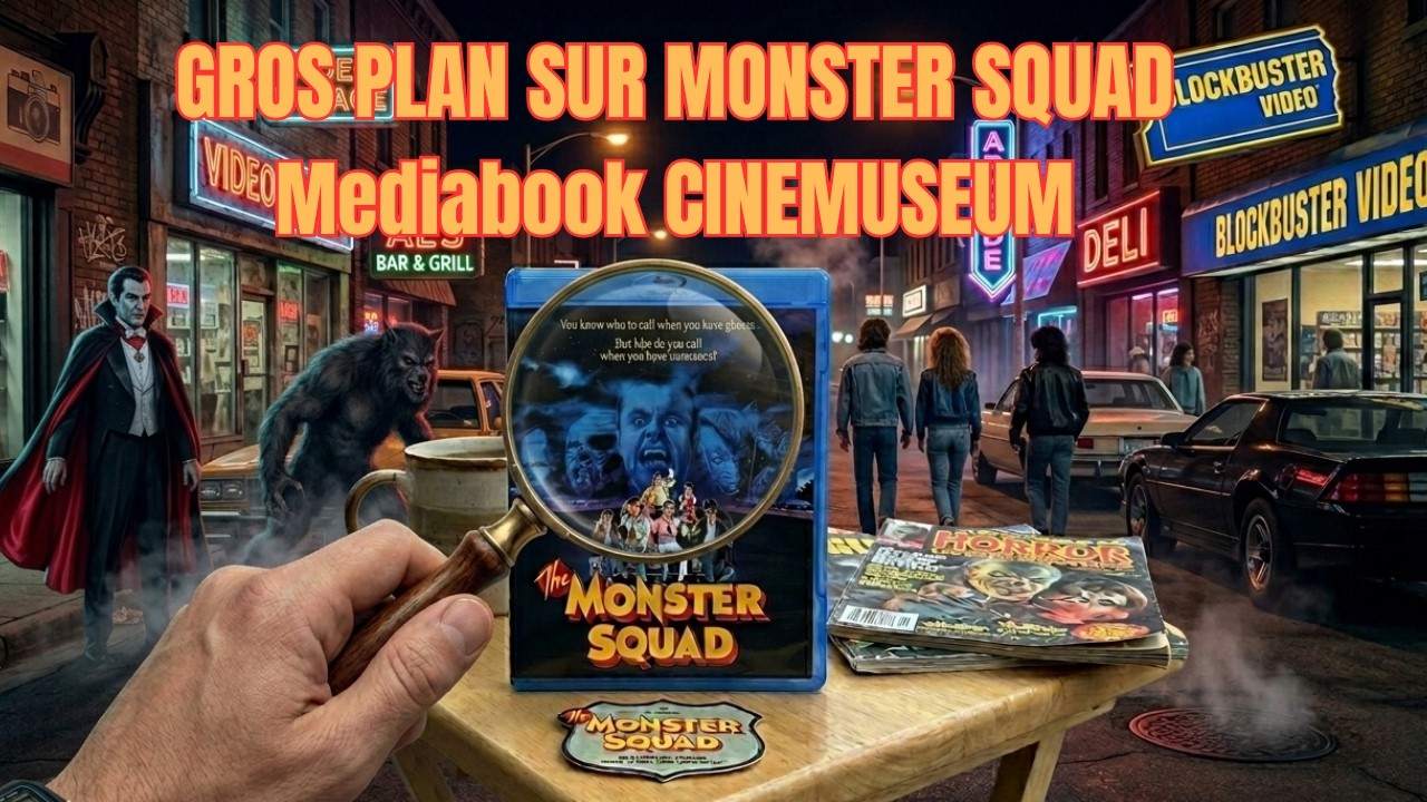 🔎 EDITION A LA LOUPE MEDIABOOK MONSTER SQUAD