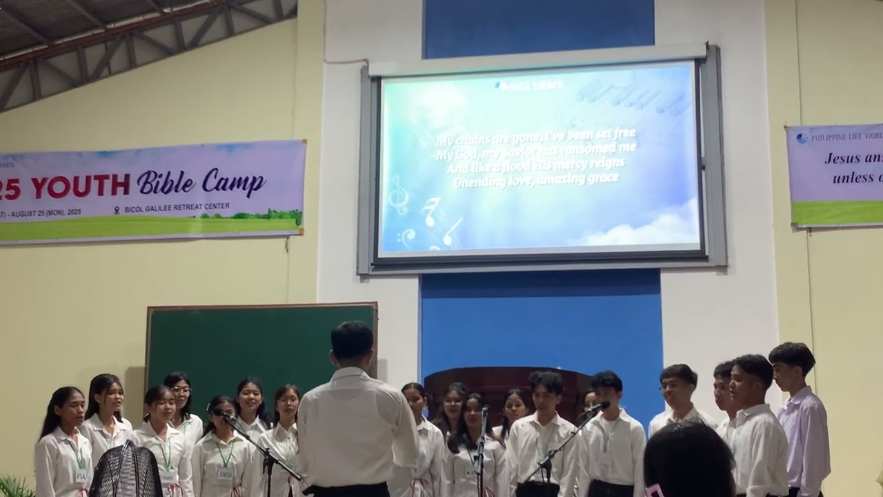 AMAZING GRACE MY CHAINS ARE GONE 🎶 | 2025 Youth Bible Camp