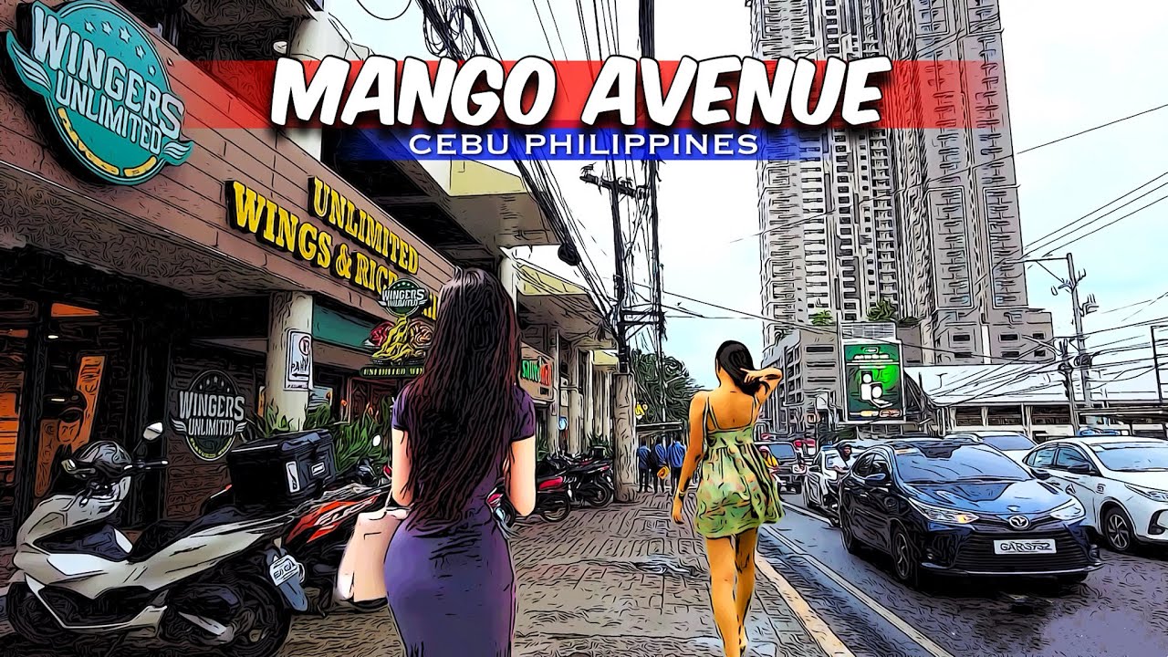 🐵 [HD #CEBU 🇵🇭 ] MANGO AVENUE / GEN. MAXILOM AVENUE : Walking Tour